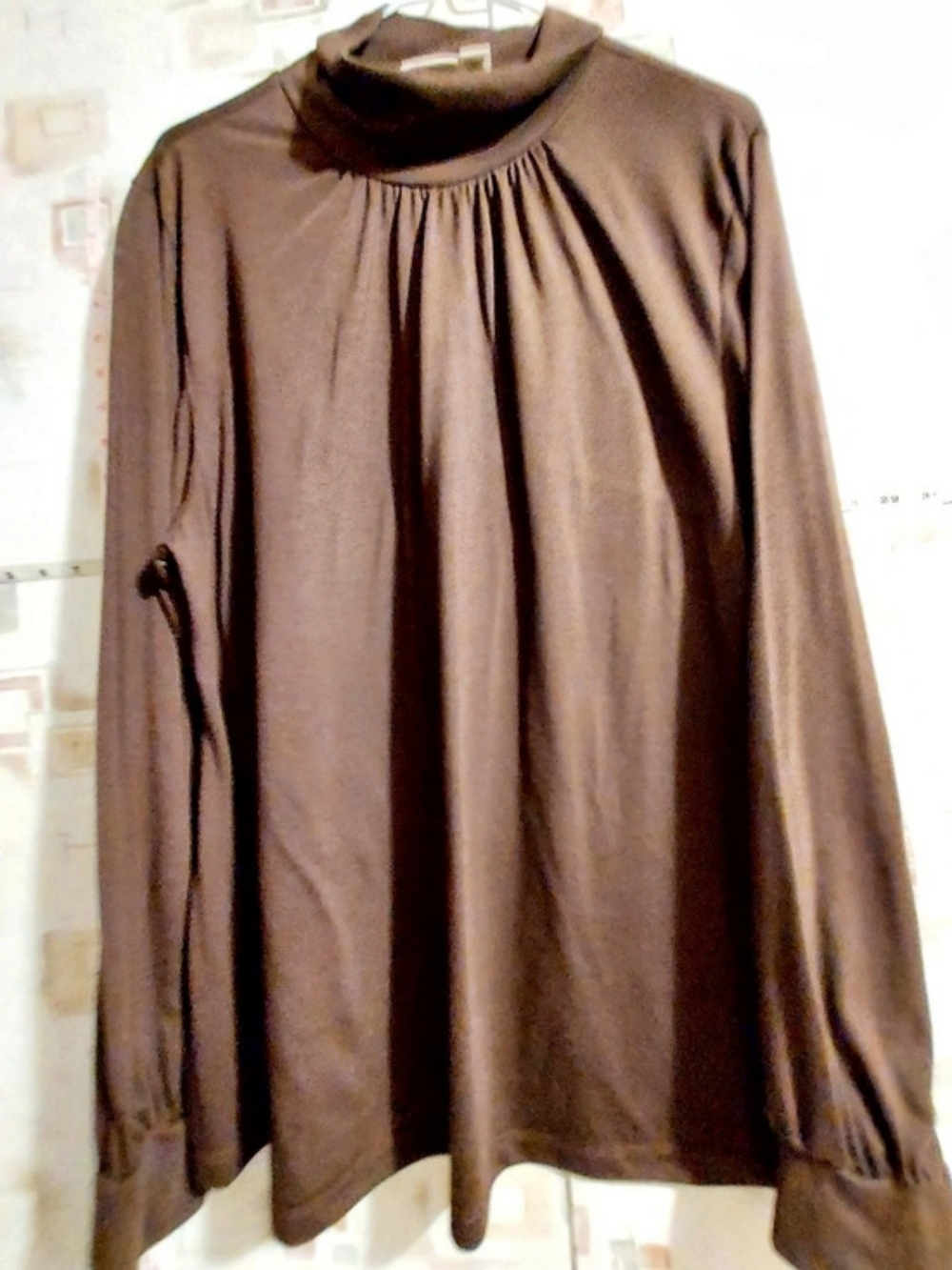 Brown Long Sleeve Top